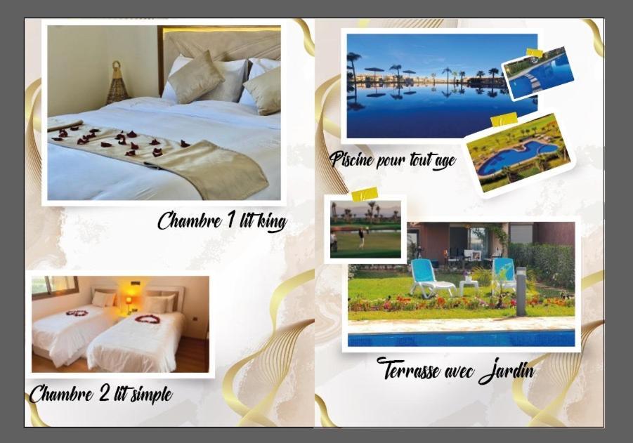 Mini-Villa Situee Dans Une Residence Prestigia A Marrakech, Avec Une Vue Sur La Piscine Et Le Golf Une Securite 24H Sur 24 Et Une Proximite Ideale De L Aeroport 5 Minutes C Est Une Offre Parfaite Pour Des Vacances Marrakesh Luaran gambar